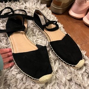 Boutique tie up sandals